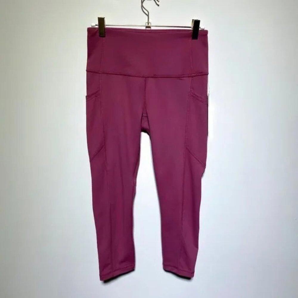Yogalicious Lux‎ Womens Pink Yoga Pants Size S
